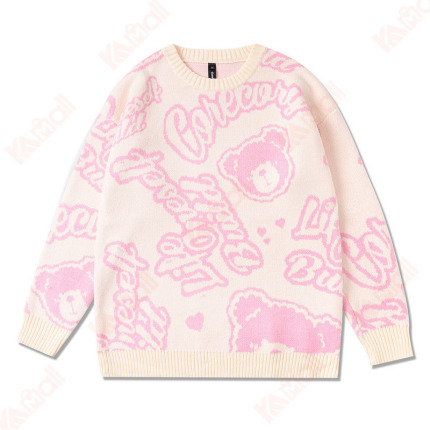 pink sweater